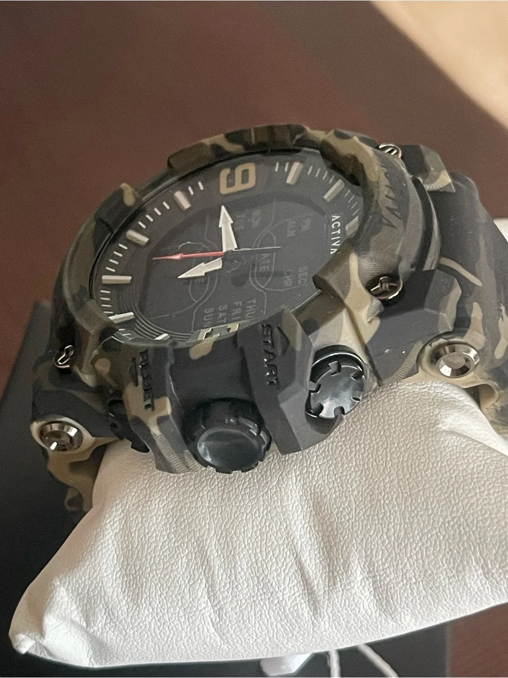 Activa Vulkor X Invicta Analog Digital Men's Watch - 53mm. Camouflage. Tan, new